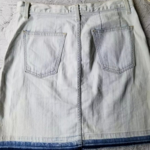 Current Elliott Naval Jean Light Blue Denim Skirt NWT Size 28 - Picture 3 of 8